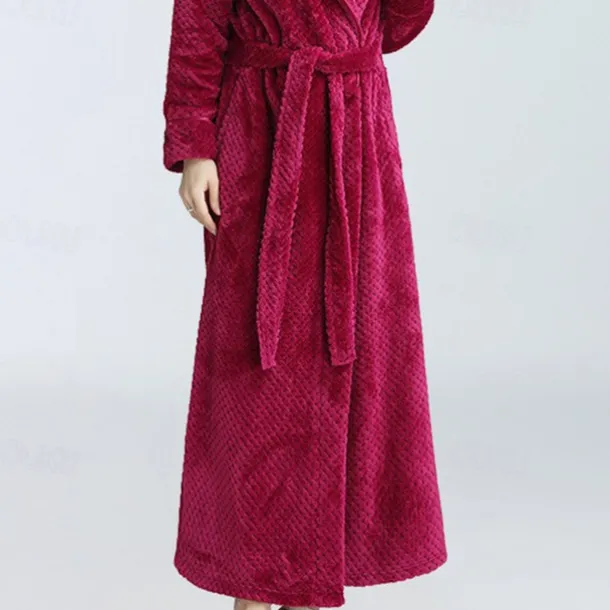 Adults' Solid Color Bathrobe Pajamas Nightwear Onesie Pajamas Kigurumi Pajamas Pajamas For Women's Dailywear Causal Cartoon