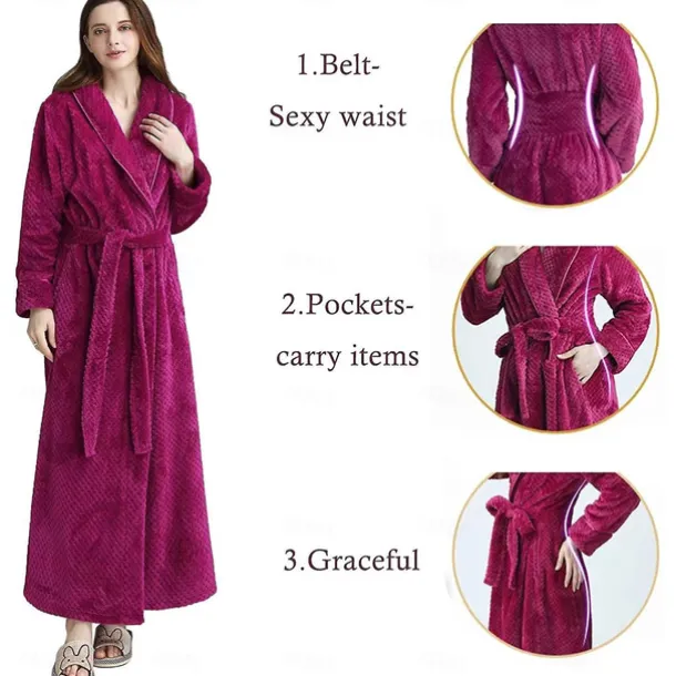 Adults' Solid Color Bathrobe Pajamas Nightwear Onesie Pajamas Kigurumi Pajamas Pajamas For Women's Dailywear Causal Cartoon