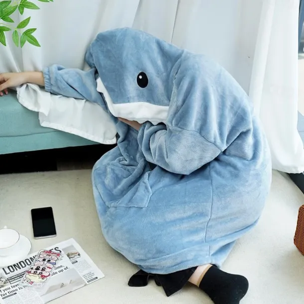 Adults' Solid Color Onesie Pajamas Oversized Hoodie Blanket Wearable Blanket With Pocket Onesie Pajamas Kigurumi Pajamas Cute For Men and Women Carnival Masquerade Cartoon