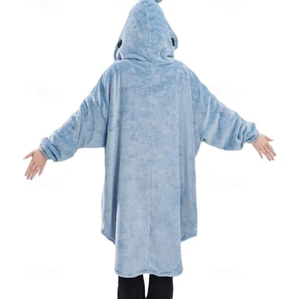 Adults' Solid Color Onesie Pajamas Oversized Hoodie Blanket Wearable Blanket With Pocket Onesie Pajamas Kigurumi Pajamas Cute For Men and Women Carnival Masquerade Cartoon