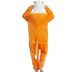 Adults' Solid Colored Kigurumi Pajamas Fox Onesie Pajamas Kigurumi Pajamas Funny Costume For Men and Women Christmas Halloween Carnival Cartoon