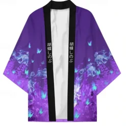 Agatsuma Zenitsu Kamado Tanjiro Rengoku Shinjurou Cartoon Kimono Anime 3D Harajuku Graphic Kawaii For Men's Adults' Carnival Masquerade Back To School 3D Print