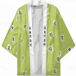 Agatsuma Zenitsu Kamado Tanjiro Rengoku Shinjurou Cartoon Kimono Anime 3D Harajuku Graphic Kawaii For Men's Adults' Carnival Masquerade Back To School 3D Print