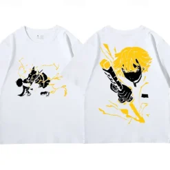 Agatsuma Zenitsu T-shirt Anime Graphic For Couple's Men's Women's Adults' Saint Patrick's Day Hot Stamping Casual Daily