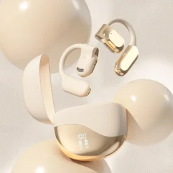 AI Translation Headset - Wireless Real-time translation in 144 languages Active noise cancellation Touch controls Condenser microphone Type-C charging for business travel and social interaction