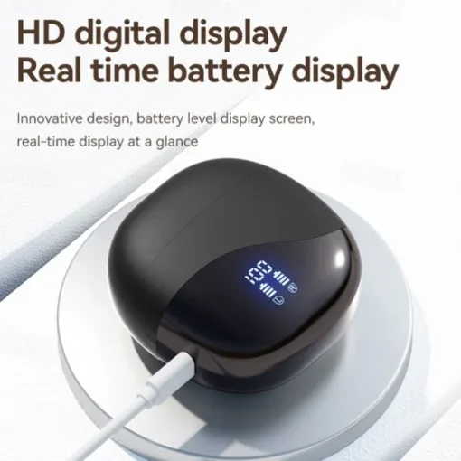 AI Translation Headset - Wireless Real-time translation in 144 languages Active noise cancellation Touch controls Condenser microphone Type-C charging for business travel and social interaction