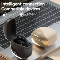 AI Translation Headset - Wireless Real-time translation in 144 languages Active noise cancellation Touch controls Condenser microphone Type-C charging for business travel and social interaction