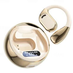AI Translation Headset Wireless Earbuds Supports 144 Languages Coconut Ball Design USB Type-C Charging Rechargeable Li-Polymer Battery for Language Learning and Everyday Use