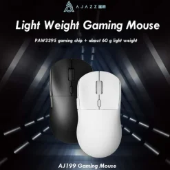 AJAZZ AJ199 2.4GHz Wireless Mouse Optical Mice with USB Receiver Gamer 26000DPI 6 Buttons Mouse For Computer PC Laptop Desktop