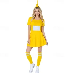 Alien Teletubbies Halloween Dress Headband Carnival Costume Funny Costume Kid's Adults' Women's Carnival Mardi Gras Performance Party Easy Halloween Costumes Dress Up