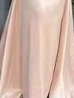 A-Line Bridesmaid Dress One Shoulder Sleeveless Elegant Floor Length Chiffon with Split Front 2022