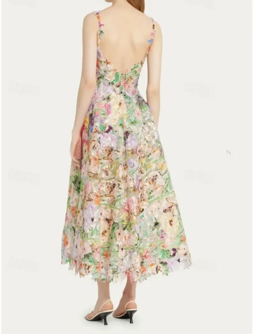 A-Line Cocktail Dresses Elegant Dress Formal Party Wear Tea Length Short Sleeve Scalloped Neckline with Embroidery Dresses Race Day Dress