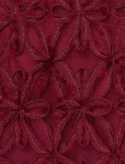 A-Line Mother of the Bride Dress Elegant Simple Minimalist V Neck Floor Length Lace Tulle Sleeveless with Ribbon Embroidered Appliques