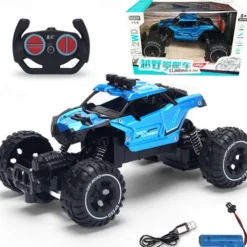 Alloy Climbing Car Charging Radio-controlled Car Electric Remote Control Off-road Car Boy Toy Car