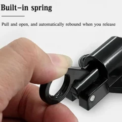 Aluminum Alloy Bolt Lock Self-Closing Automatic Latch Window Gate Security Pull Ring Spring Bounce Door Bolt Latch Lock
