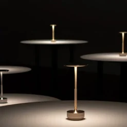 Aluminum Cordless Table Lamp Type-C Rechargeable Bedside Lamp with 3-Levels of Dimming Bedroom Living Room Restaurant