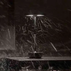 Aluminum Cordless Table Lamp Type-C Rechargeable Bedside Lamp with 3-Levels of Dimming Bedroom Living Room Restaurant