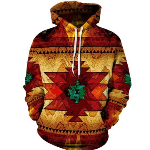 American Indian Native American Hoodie 3D Harajuku Graphic Kawaii For Men's Women's Adults' Halloween Carnival 3D Print