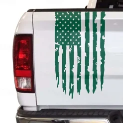 American USA Flag Truck Tailgate Vinyl Decal Car Sticker Compatible with Most Pickup Trucks and Most Vehicles