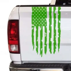 American USA Flag Truck Tailgate Vinyl Decal Car Sticker Compatible with Most Pickup Trucks and Most Vehicles