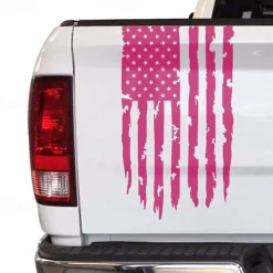 American USA Flag Truck Tailgate Vinyl Decal Car Sticker Compatible with Most Pickup Trucks and Most Vehicles