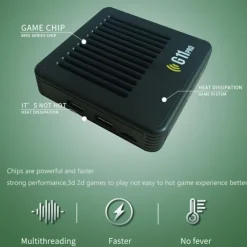 AMPOWN G11 Pro 4K HD 3D GameBox Video game console 64G 128G 256G game sopa 2.4G tablet GamePad support PSP GBC GBA N64 40000 games,Christmas Birthday Party Gifts for Friends and Children