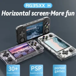 ANBERNIC RG35XX H Handheld Game Console, 3.5 Inch HD Screen Portable Audio Video Player, Double Rocker Handheld Retro Game Console