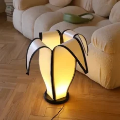 Ancient Banana Lamp Atmosphere Floor Lamp Personality Living Room Bedroom Study Decoration Desk Lamp 110-240V