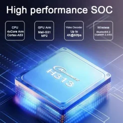 Android 10.0 T95 Digital Display Cortex-A53 8GB 16GB 1GB 2GB