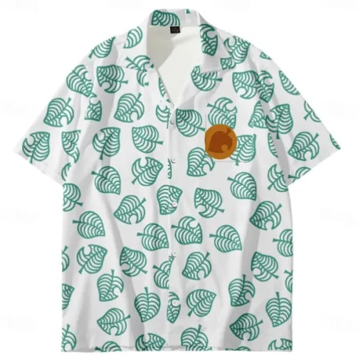 Animal Crossing Tom Nook Blouse / Shirt Anime Cartoon Anime 3D 3D Harajuku Graphic For Men's Adults' Carnival Masquerade Back To School 3D Print