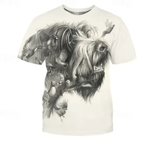 Animal Dog Dachshund T-shirt Anime 3D Graphic For Couple's Men's Women's Adults' Masquerade 3D Print Casual Daily