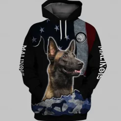 Animal Dog Hoodie Cartoon Manga Anime 3D Front Pocket Graphic For Couple's Men's Women's Adults' 3D Print