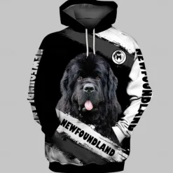 Animal Dog Hoodie Cartoon Manga Anime 3D Front Pocket Graphic For Couple's Men's Women's Adults' 3D Print