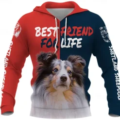 Animal Dog letter Hoodie Cartoon Manga Anime 3D Graphic For Couple's Men's Women's Adults' 3D Print