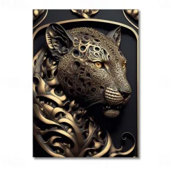 Animal Wall Art Canvas Prints and Posters Abstract Portrait Pictures Decorative Fabric Painting For Living Room Pictures No Frame