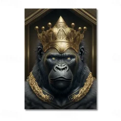 Animal Wall Art Canvas Prints and Posters Abstract Portrait Pictures Decorative Fabric Painting For Living Room Pictures No Frame