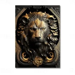 Animal Wall Art Canvas Prints and Posters Abstract Portrait Pictures Decorative Fabric Painting For Living Room Pictures No Frame