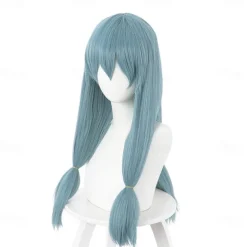 Anime Blue Halloween Cosplay Party Wigs