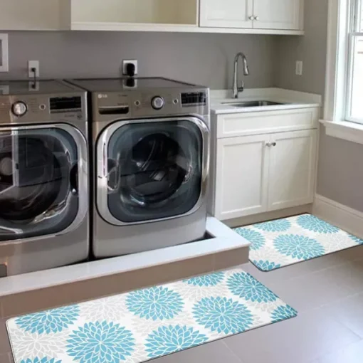 Anti Fatigue Kitchen Rug Non Slip Kitchen Mats Floor Mat Cushioned Area Rugs Waterproof Comfort Standing Mat Runner for Kitchen