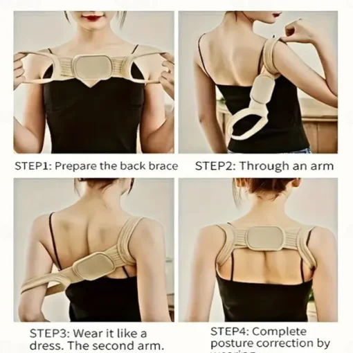 Anti Hunchback Posture Corrector Upper Back Brace for Men and Women Adjustable Back Straightener Support for Back