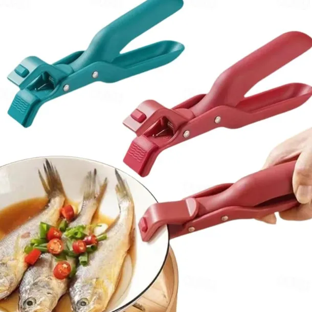 Anti Scald Plate Bowl Dish Pot Holder Holder Silicon Clamp Anti-hot Clip Lifter Kitchen Oven Accessories Tool