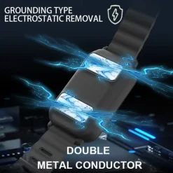 Anti-Static Wristband Bracelet – Wearable Static Elimination & Mosquito Repellent Band for Fall and Winter Use