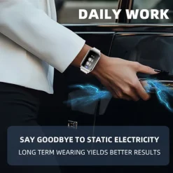 Anti-Static Wristband Bracelet – Wearable Static Elimination & Mosquito Repellent Band for Fall and Winter Use