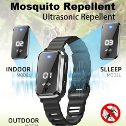 Anti-Static Wristband Bracelet – Wearable Static Elimination & Mosquito Repellent Band for Fall and Winter Use