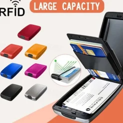 Anti-Theft Wallet Mini Portable Storage Bag Lightweight Credit Card Case, Minimalist Bag