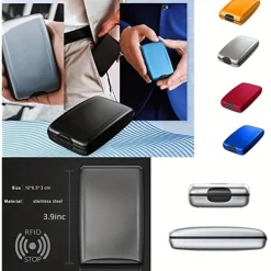 Anti-Theft Wallet Mini Portable Storage Bag Lightweight Credit Card Case, Minimalist Bag