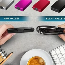 Anti-Theft Wallet Mini Portable Storage Bag Lightweight Credit Card Case, Minimalist Bag