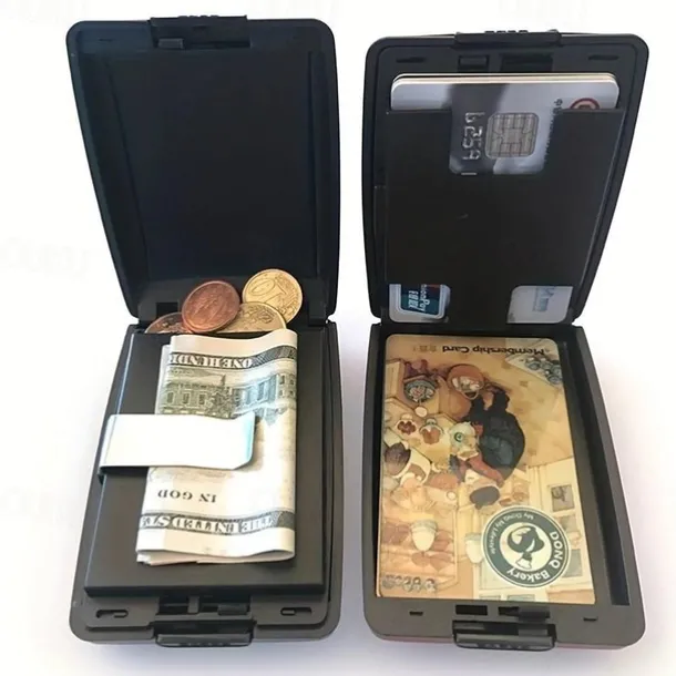 Anti-Theft Wallet Mini Portable Storage Bag Lightweight Credit Card Case, Minimalist Bag