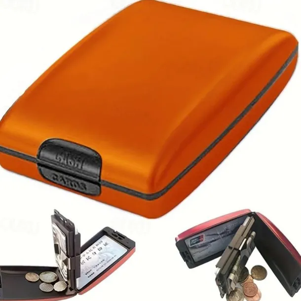 Anti-Theft Wallet Mini Portable Storage Bag Lightweight Credit Card Case, Minimalist Bag