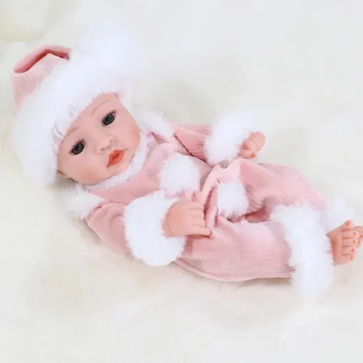 11.8"(Approx.30cm) Doll Reborn Baby Doll lifelike Cute Non Toxic Creative Vinyl with Clothes and Accessories for Girls' Birthday and Festival Gifts